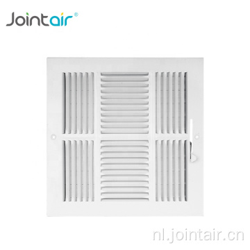 Luchtvluchtenservice Plafond Four Way Vent Register